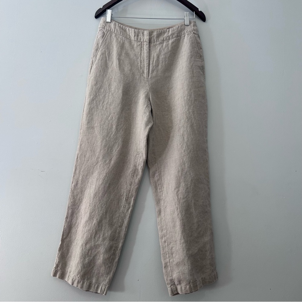 Eileen Fisher Women's Tan Straight Leg Pants MP